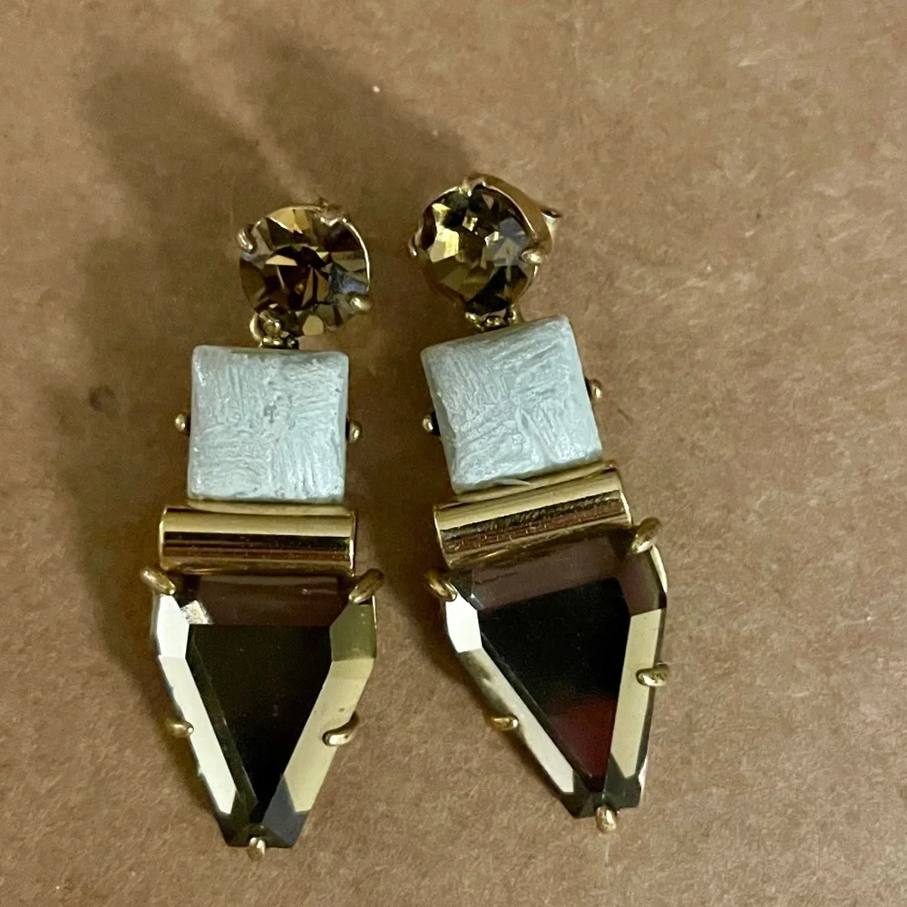 JCrew gemstone earrings